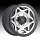 Walker Evans 501 Legend Machined Satin Black Custom Wheels Rims