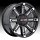 Worx Alloy 806 Triton Gloss Black with Milled Accents Custom Wheels Rims