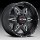 Worx Alloy 807 Ledge Satin Black Milled Accents Custom Rims Wheels