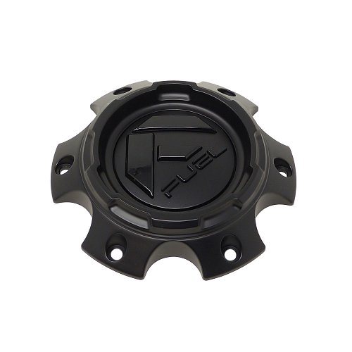 1005-70BLD / Fuel Matte Black Bolt On Center Cap 1