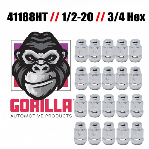 41188HT-5LK / Gorlla 1/2-20 Chrome 5-Lug Kit