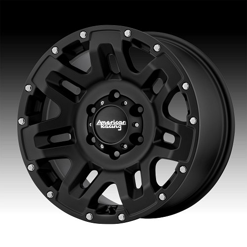 American Racing AR200 Yukon Black Custom Wheels Rims