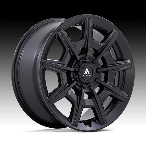 Asanti Black Label ABL41 Esquire 2-Tone Black Custom Wheels 1