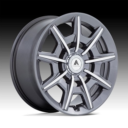 Asanti Black Label ABL41 Esquire Machined Anthracite Custom Wheels 1