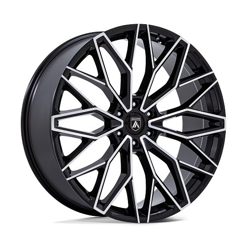 Asanti Black Label ABL50 Mogul 6 Machined Black Custom Wheels 1