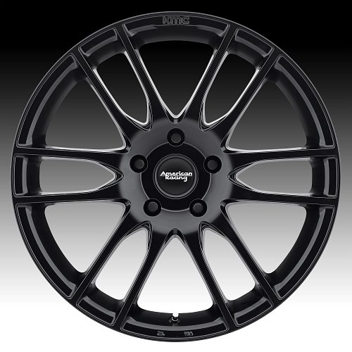 American Racing AR937 Pivot Satin Black Custom Wheels Rims 2