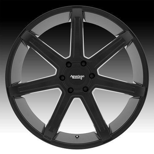 American Racing AR938 Revert Satin Black Custom Wheels Rims 2