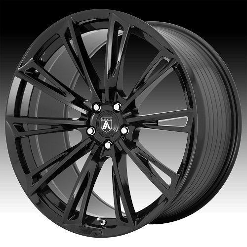 Asanti Black Label ABL30 Corona Gloss Black Custom Wheels Rims 1