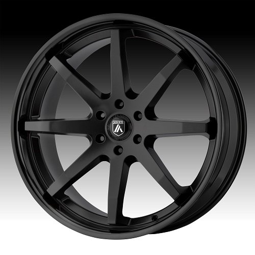 Asanti Black Label ABL32 Kaiser Black Custom Wheels Rims 1