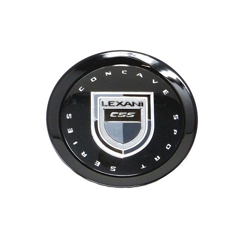C-R42022B / Lexani Gloss Black Concave Sport Series Snap In Center Cap 1