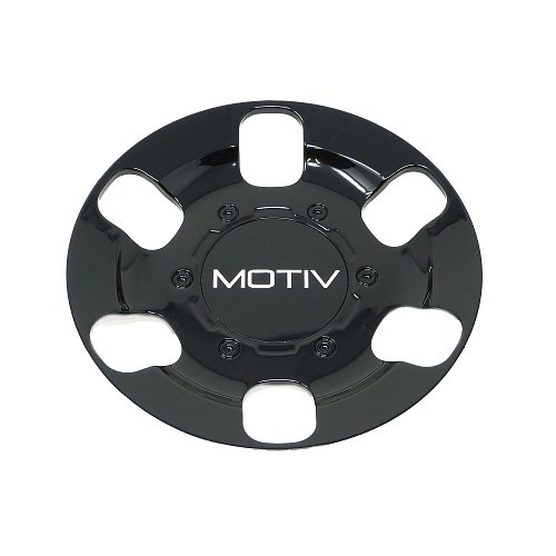 CAP-421MB6 / Motiv Offroad Gloss Black Snap-In Center Cap 1