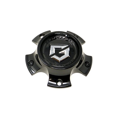 CAP-5L-B21 / Gear Alloy Gloss Black Bolt On Center Cap 1