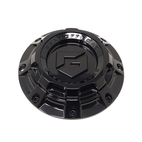 CAP-6C2-BB21 / Gear Alloy Gloss Black Bolt-On Center Cap 1