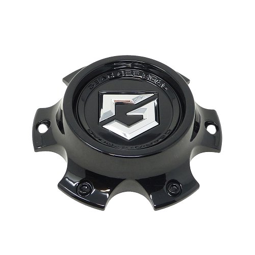 CAP-6L-B21 / Gear Alloy Gloss Black Bolt-On Center Cap 1