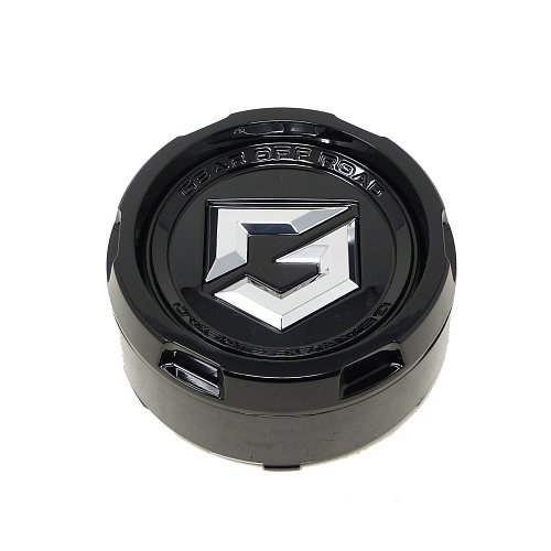 CAP-8L-B21 / Gear Alloy Gloss Black Snap In Center Cap 1