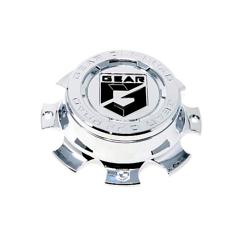 CAP-8L1-C19 / Gear Alloy Chrome Bolt On Center Cap 1