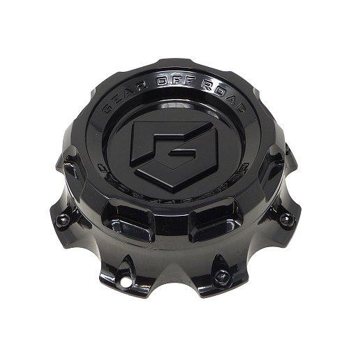 CAP-8L2-BB21 / Gear Alloy Gloss Black Bolt-On Center Cap 1