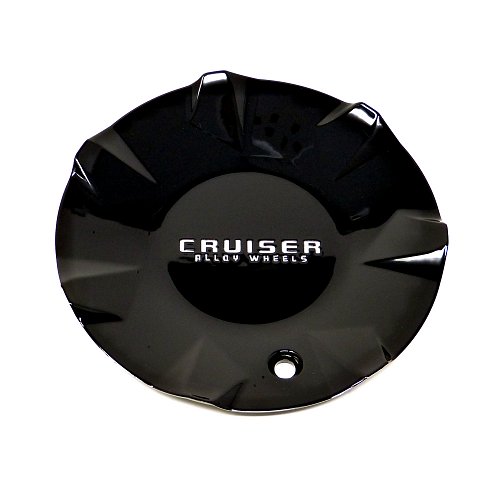 CAP-922MBR / Crusier Alloy 922MB Kinetic Gloss Black Bolt On Center Cap 1