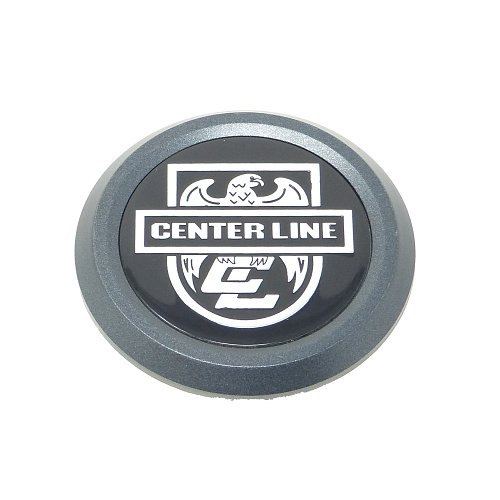 CAP-CLR6K / Center Line Gunmetal Snap-In Center Cap 1