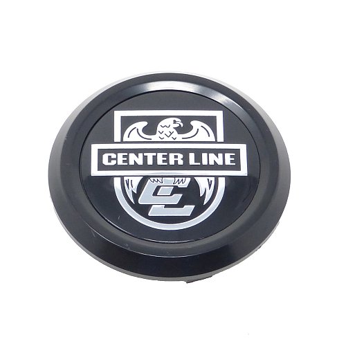 CAP-CLR6X / Center Line Satin Black Snap-In Center Cap 1