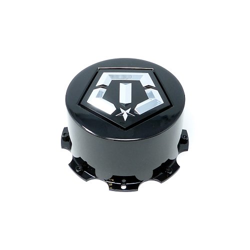 CAP-TDR2-B19 / TIS Gloss Black Bolt On Rear DRW Center Cap 1