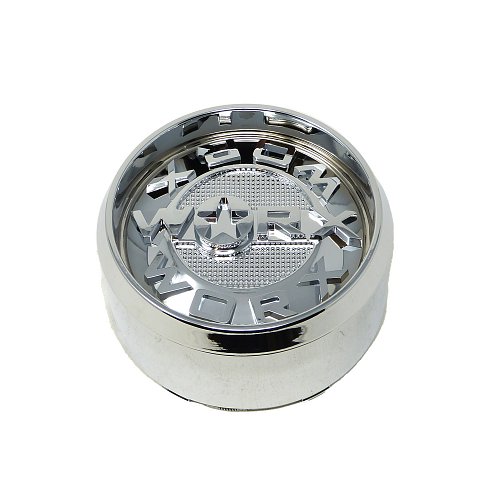 CAP-WX8T-C20 / Worx Alloy Chrome Tall 8-Lug Snap On Center Cap 1