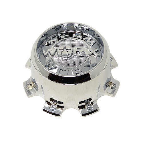 CAP-WXF-8-C21 / Worx Alloy Chrome 8-Lug Bolt On Center Cap 1