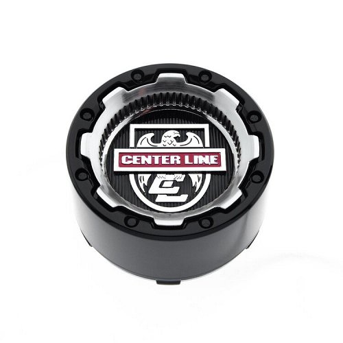 CAP-CLR2B-UR / Center Line Satin Black Snap-In Center Cap 1