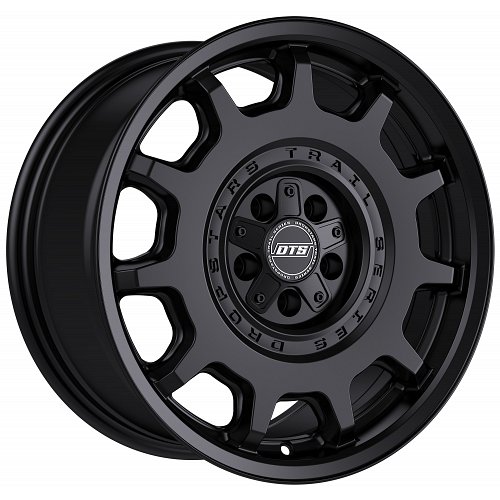 Dropstars Trail Series 607SB Satin Black Custom Wheels 1