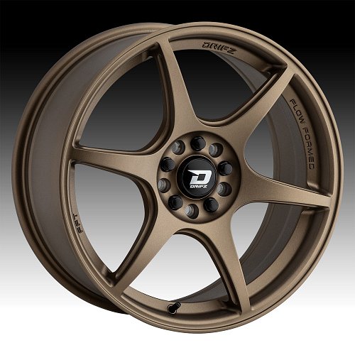 Drifz 314BZ Speed FF Satin Bronze Custom Wheels Rims 1