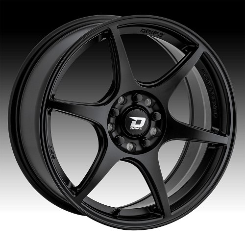 Drifz 314SB Speed FF Satin Black Custom Wheels Rims 1