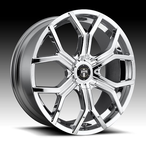 Dub Royalty S207 Chrome Custom Wheels Rims 1