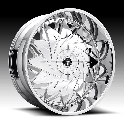 Dub Dazr S235 Chrome Custom Wheels Rims 1