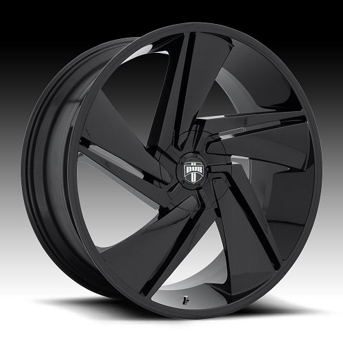 Dub Fade S247 Gloss Black Custom Wheels Rims 1