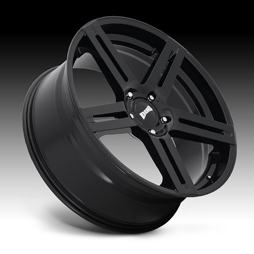 Dub Roc S250 Gloss Black Custom Wheels Rims 2