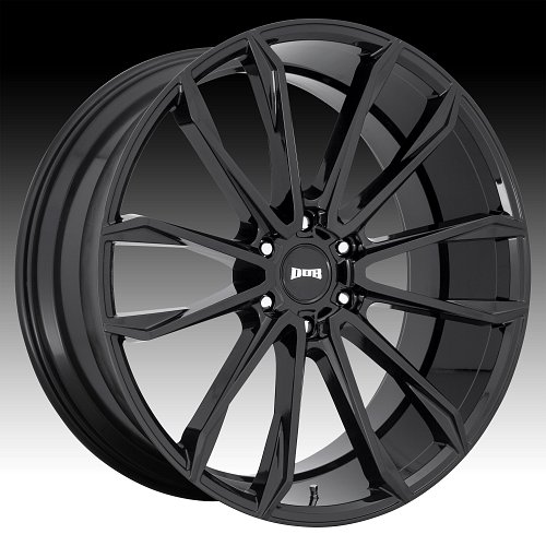 Dub Clout S253 Gloss Black Custom Wheels Rims 1