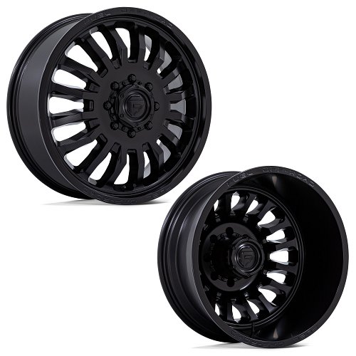 Fuel D867 Arc Dually Blackout Custom Truck Wheels 1