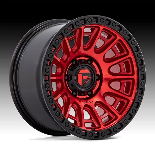 Fuel Cycle D834 Candy Red Custom Truck Wheels 1