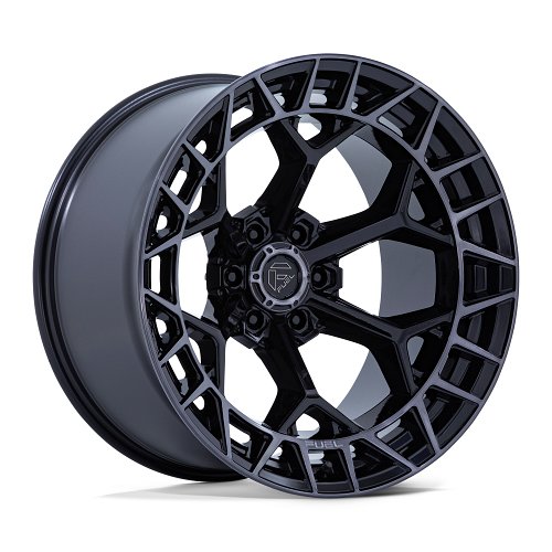 Fuel Charger 6 FC873BT Brushed Black DDT Custom Truck Wheels 1