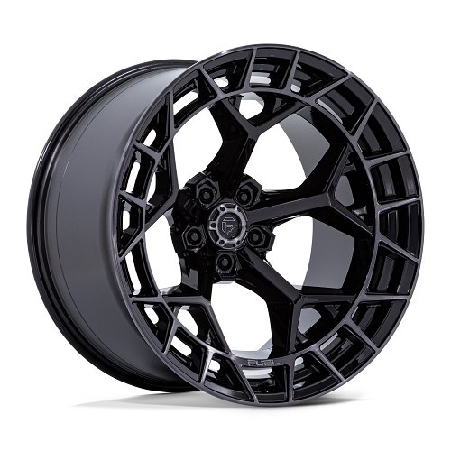 Fuel Charger 5 FC873BT Brushed Black DDT Custom Truck Wheels 1