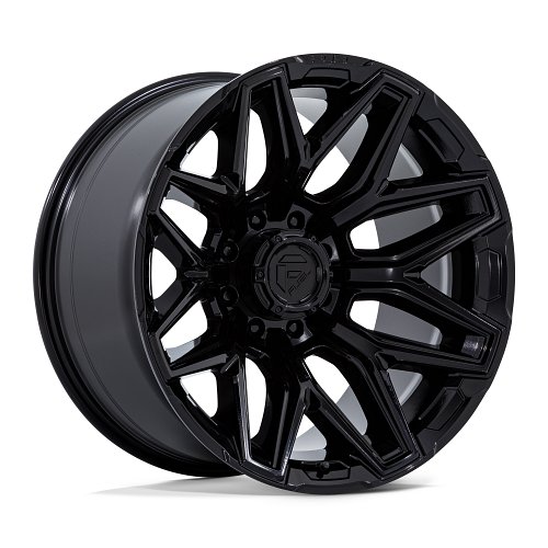 Fuel Flux FC854BX 8-Lug Gloss Black Custom Truck Wheels 1