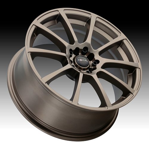 Focal 448BZ F-20 Satin Bronze Custom Wheels Rims 2