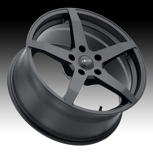 Focal 455SB F-55 Satin Black Custom Wheels Rims 2