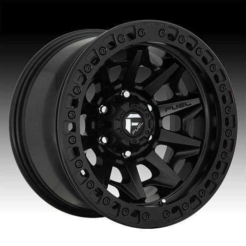 Fuel Covert Beadlock D114 Satin Black Custom Wheels Rims 1