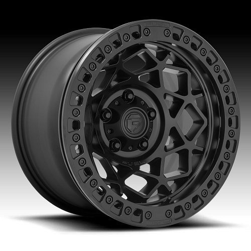 Fuel Unit Beadlock D120 Matte Black Custom Truck Wheels Rims 1