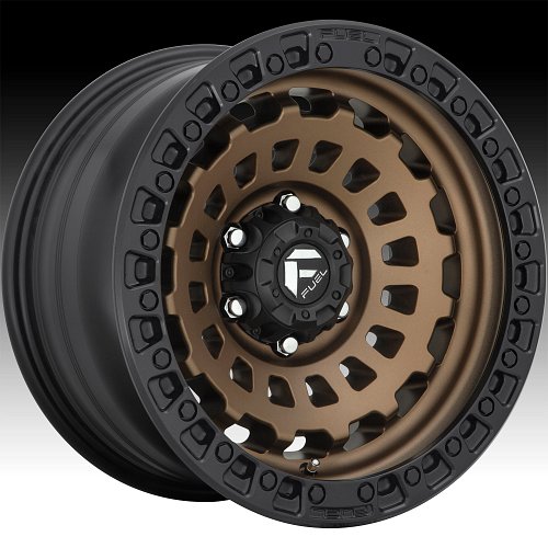 Fuel Zephyr D634 Bronze Custom Wheels Rims 1