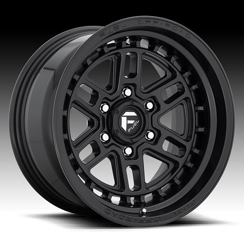 Fuel Nitro D667 Matte Black Custom Wheels Rims 1