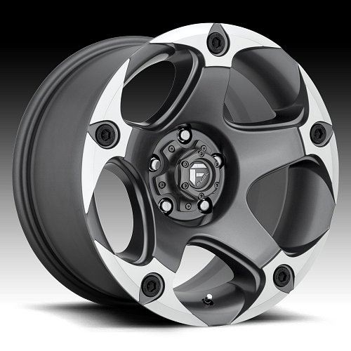 Fuel Menace D684 Anthracite Machined Custom Wheels Rims 1