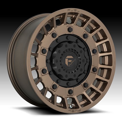 Fuel Militia D725 Bronze Custom Wheels Rims 1