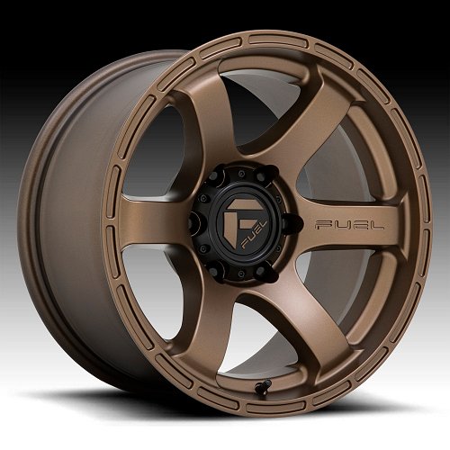 Fuel Rush D768 Matte Bronze Custom Truck Wheels Rims 1